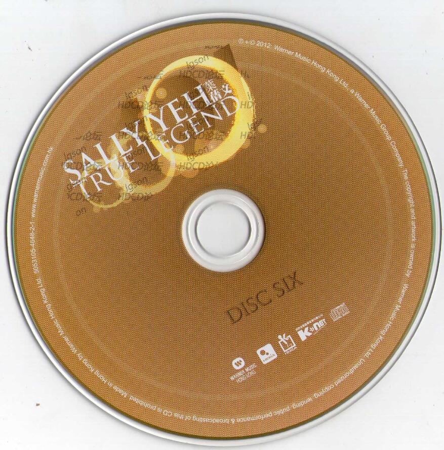 叶倩文 True Legend 6   CD6
