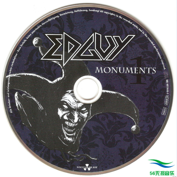 Edguy - 《Monuments (Earbook Edition) 4CD》2017德国金属[FLAC 无损]